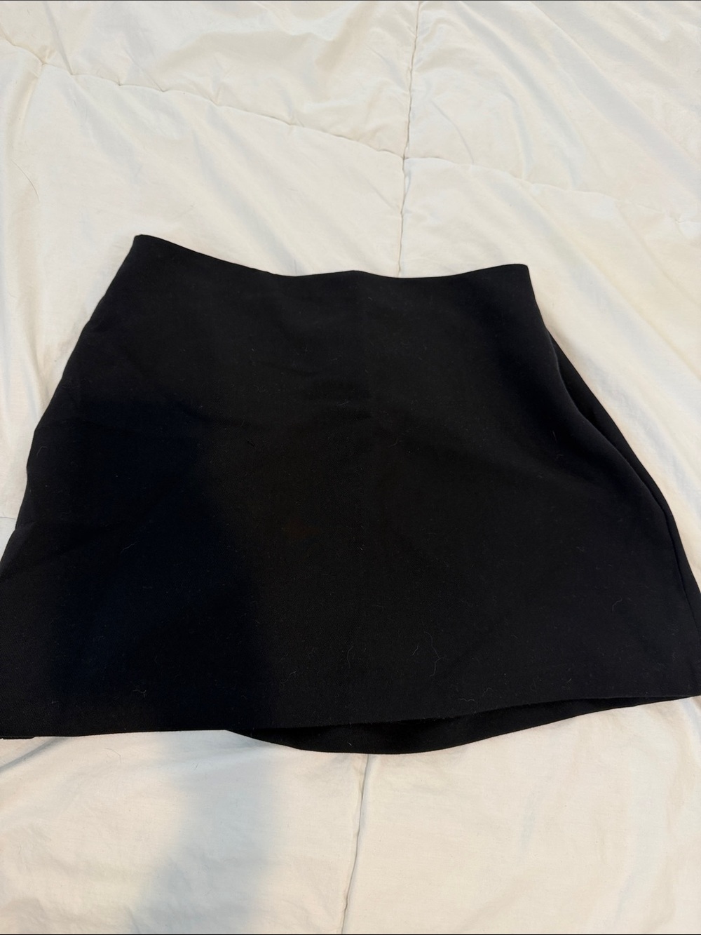 Abercrombie & Fitch Black A-Line Scarlett Mini Skort curve love